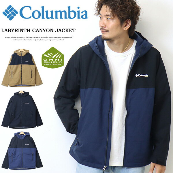 Columbia コロンビア ラビリンス キャニオン ジャケット ブルゾン マウンテンパーカー 薄中綿 アウター メンズ 送料無料 PM3389