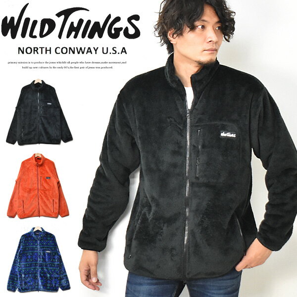 SALE セール WILD THINGS ワイルドシングス シャギーフリース ジャケット WT21244KY メンズ レディース ユニセックス ライトアウター ..