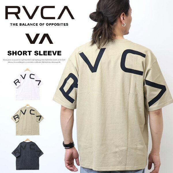 乐天商城 - RVCA ルーカ BACK SIDE ARCH SS 半袖Tシャツ 半T ビッグシルエット メンズ 送料無料 ルカ BG041210