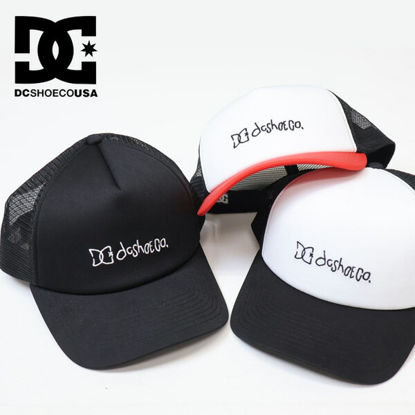 乐天商城 - DC SHOES ディーシーシュー 変形ロゴ刺繍 メッシュキャップ 帽子 メンズ レディース ユニセックス 送料無料 DCP252203