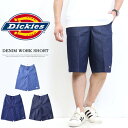 Dickies ディッキーズ マルチポケット デニム ハーフパンツ ジーンズ 18453000 ショーツ ショートパンツ メンズ レディース ユニセックス ワー...