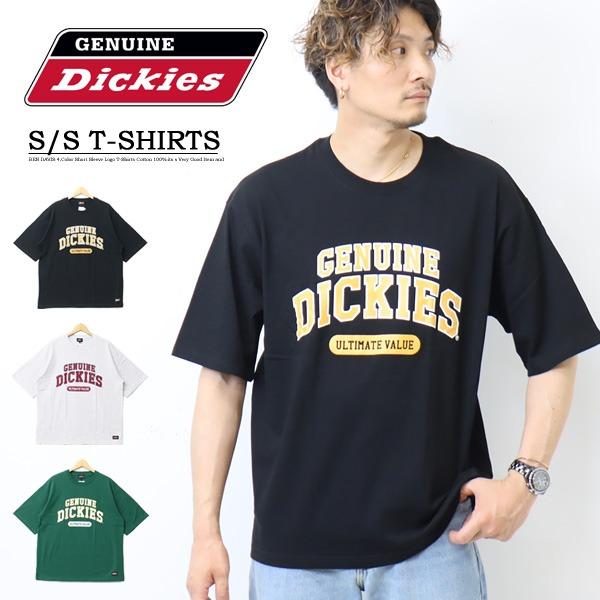 Rakuten - 大きいサイズ GENUINE Dickies ジェニュイン ディッキーズ 3260-3184 カレッジプリント 半袖Tシャツ 半T ビッグシルエット オーバーサイズ メンズ レディース ユニセックス
