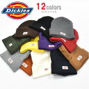 Dickies ディッキーズ ニットワッチ ニットキャップ ニット帽 14020100 メンズ レディース ユニセックス シンプル キャップ カフニット ビーニー ブランドロゴ 定番