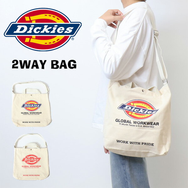 ディッキーズ トートバッグ メンズ Dickies ディッキーズ ロゴプリント 2WAYバッグ ショルダーバッグ トートバッグ メンズ レディース ユニセックス 16826400