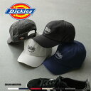 Dickies ディッキーズ ロゴ刺繍 ベースボールキャップ 帽子 メンズ レディース ユニセックス ローキャップ キャップ 18417200