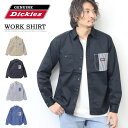 GENUINE Dickies ジェニュイン ディッキーズ 長袖 ワークシャツ 長袖シャツ メンズ 送料無料 4178-8000