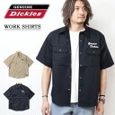 GENUINE Dickies ジェニュイン ディッキーズ 半袖 ワークシャツ 半袖シャツ メンズ 送料無料 4270-1020