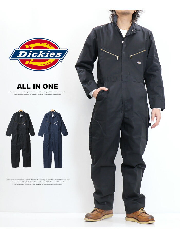 Dickies ディッキーズ 48799 TCツイル つなぎ ツナギ オールインワン 長袖 ジャンプスーツ メンズ 送料無料 80574500