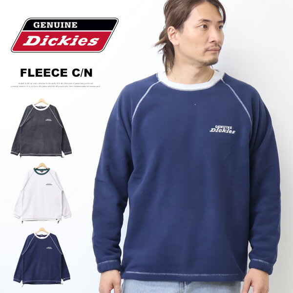 GENUINE Dickies �����˥奤�� �ǥ��å����� �ե꡼�� ���롼�ͥå��ץ륪���С� �ȥ졼�ʡ� ��� 5478-4409
