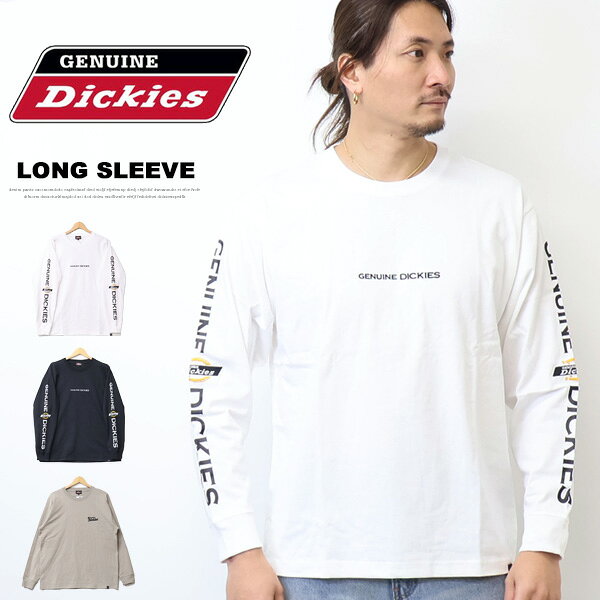 T-Shirts - GENUINE Dickies ジェニュイン ディッキーズ 刺繍 プリント 長袖Tシャツ ロンT 長T メンズ 6178-6401