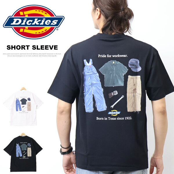 Rakuten - Dickies ディッキーズ 手書き風プリント 半袖Tシャツ 半T メンズ 送料無料 DC2032