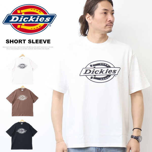 乐天商城 - Dickies ディッキーズ テキストロゴプリント 半袖Tシャツ 半T メンズ 送料無料 DC2034