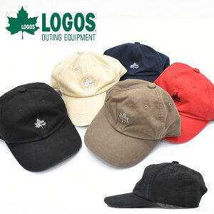 LOGOS ロゴス ロゴ刺繍 ベースボールキャップ 帽子 メンズ レディース ユニセックス キャップ ブランドロゴ ローキャップ LS6K201Z
