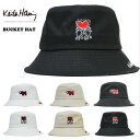 Keith Haring キースへリング アートロゴ バケットハット バケハ メンズ レディース ユニセックス keith_buckethat