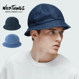 WILD THINGS ワイルドシングス デニムメトロハット DENIM METLO HAT 帽子 メンズ レディース ユニセックス 送料無料 WT24028SL