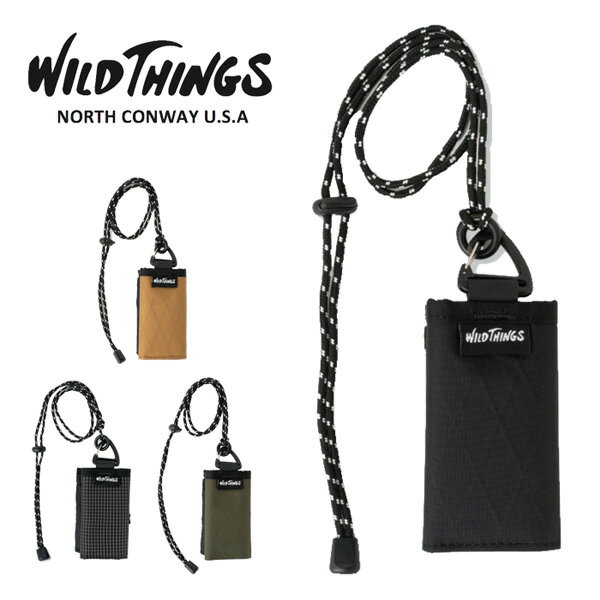 乐天商城 - WILD THINGS ワイルドシングス ネックウォレット X-PAC&SPECTRA ミニ財布 サイフ さいふ メンズ レディース ユニセックス WT3803601 WT-380-3601