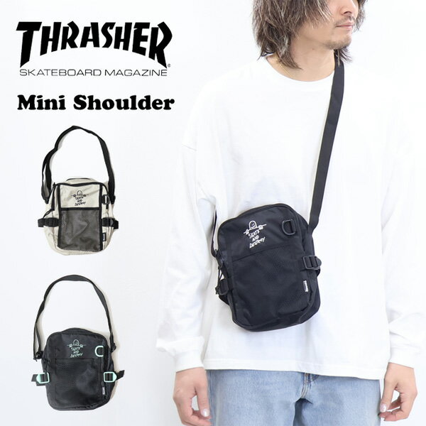 乐天商城 - THRASHER スラッシャー ミニショルダーバッグ マークゴンザレス メンズ 送料無料 THR-300