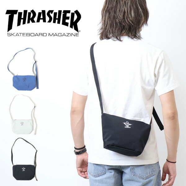 Rakuten - THRASHER スラッシャー ショルダーバッグ S マークゴンザレス メンズ THR-308