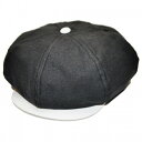 cMTCŶ REZAR NEP TWILL CASQUETTE (BLK/WHT) T[ LXPbg