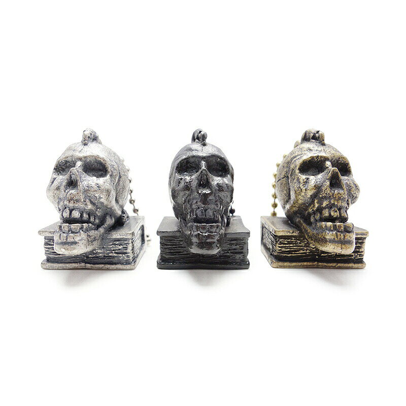 REZAR SKULL ON BOOK KEY-HOLDER レサール スカル キーホルダーの商品画像 2