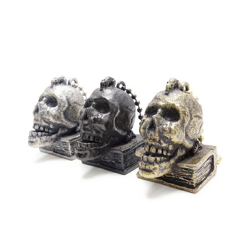 REZAR SKULL ON BOOK KEY-HOLDER レサール スカル キーホルダーの商品画像 3