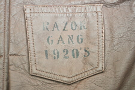 GANGSTERVILLESTAYSHARPG-JACKET""""""""COWHIDE""""""""(BROWN)ギャングスタービルレザージャケット/GLADHAND【WEIRDO/ウィアード/OLDCROW/オールドクロウ】