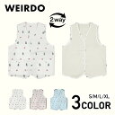 ウィアード リバーシブルベスト メンズ WEIRDO FOLLIES - REVERSIBLE VEST GLADHAND/グラッドハンド/GANGSTERVILLE/ギャングスタービル/OLD CROW/オールドクロウ