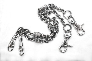 PEANUTS & CO. BULL WALLET CHAIN (SILVER×DIAMOND) ピーナッツカンパニー ブルドッグ ウォレットチェーン シルバー925×ダイヤモンド