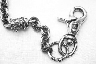 PEANUTS & CO. BULL WALLET CHAIN (SILVER×DIAMOND) ピーナッツカンパニー ブルドッグ ウォレットチェーン シルバー925×ダイヤモンド