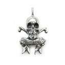 GANGSTERVILLE x galcia PENDANT - TOP "SKULL" (SILVER925) ギャングスタービル ガルシア ペンダントトップ/GLADHAND