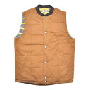 残りSサイズのみ 5 WHISTLE DUCK CARPENTER VEST (BROWN) ファイブホイッスル ダック ベスト