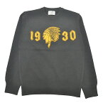 残りS・Mサイズのみ 5 WHISTLE "INDIAN HEAD" SWEATER (BLACK)ファイブ ホイッスル セ-ター North No Name ノースノーネーム