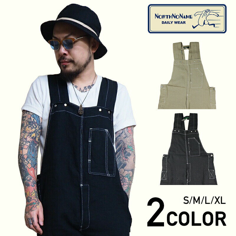 楽天REZAR残りSサイズのみ ノースノーネーム リネン オーバーオール NORTH NO NAME 30’s TYPE LINEN OVER ALL