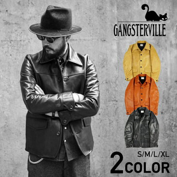 ギャングスタービル ホースハイド カーコート レザージャケット メンズ アウター 本革 日本製 革ジャン GANGSTERVILLE 30'S CAR - COAT 