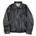 残りM XLサイズのみ ギャングスタービル レザージャケット スポースジャケット メンズ GANGSTERVILLE SPORTS - JACKET COW HIDE GLADHAND グラッドハンド WEIRDO ウィアード OLD CROW オールドクロウ