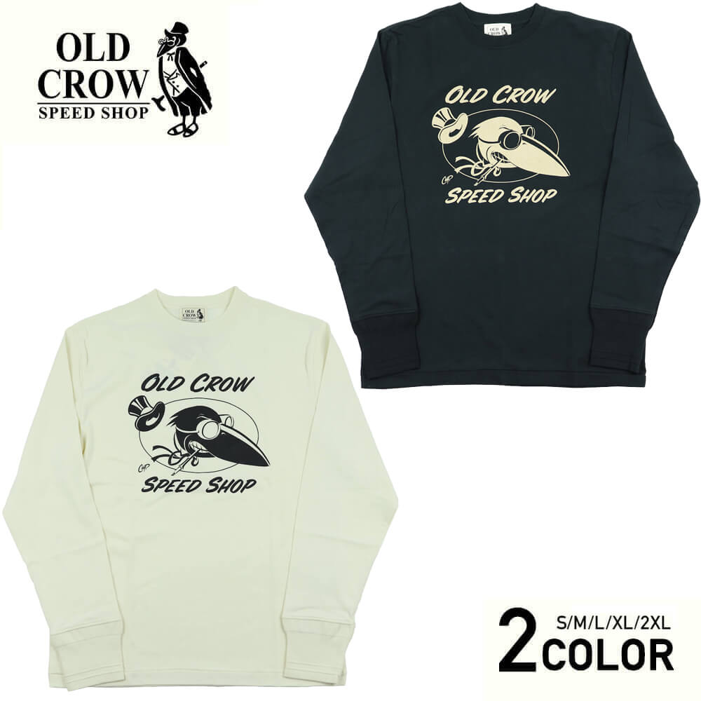 人気ブランド オールドクロウ クルーネック 長袖 Tシャツ ロンt メンズ Old Crow L S T Shirts Gladhand グラッドハンド Gangsterville ギャングスタービル Weirdo ウィアード 人気満点 Valuetreeservice Com