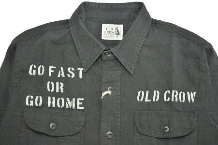 OLDCROWRODDERWORKER-L/SSHIRTS(BLACK)オールドクロウワークシャツ/GLADHAND/グラッドハンド/GANGSTERVILLE/ギャングスタービル/WEIRDO/ウィアード