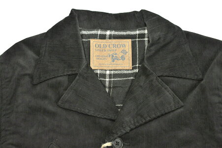 OLDCROWSPEEDSHOP-COAT(BLACK)オールドクロウスピードショップコーデュロイコート/GLADHAND/グラッドハンド/GANGSTERVILLE/ギャングスタービル/WEIRDO/ウィアード