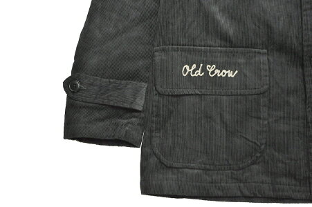 OLDCROWSPEEDSHOP-COAT(BLACK)オールドクロウスピードショップコーデュロイコート/GLADHAND/グラッドハンド/GANGSTERVILLE/ギャングスタービル/WEIRDO/ウィアード