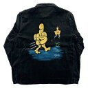 残りM Lサイズのみ ウィアード ベルベットペイント スーベニアジャケット メンズ SOUVENIR - JACKET VELVETEEN PAINTING GLADHAND グラッドハンド GANGSTERVILLE ギャングスタービル OLD CROW オールドクロウ