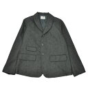 残りSサイズのみ GANGSTERVILLE SPEAKEASY - JACKET (BLACK) ギャングスタービル テーラード ジャケット/3ピース/セットアップ/GLADHAND/グラッドハンド/WEIRDO/ウィアード/OLD CROW/オールドクロウ