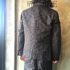 GANGSTERVILLESPEAKEASY-JACKET(BROWN)ギャングスタービルテーラードジャケット/3ピース/セットアップ/GLADHAND/グラッドハンド/WEIRDO/ウィアード/OLDCROW/オールドクロウ