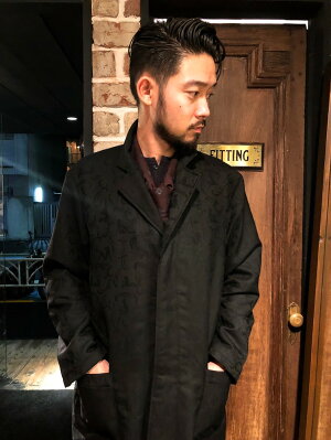 GANGSTERVILLESPEAKEASY-COAT※MIDDLE(BROWN)ギャングスタービルミドル丈コート/GLADHAND/グラッドハンド/WEIRDO/ウィアード/OLDCROW/オールドクロウ
