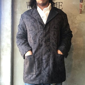 GANGSTERVILLESPEAKEASY-COAT※MIDDLE(BROWN)ギャングスタービルミドル丈コート/GLADHAND/グラッドハンド/WEIRDO/ウィアード/OLDCROW/オールドクロウ