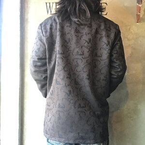 GANGSTERVILLESPEAKEASY-COAT※MIDDLE(BROWN)ギャングスタービルミドル丈コート/GLADHAND/グラッドハンド/WEIRDO/ウィアード/OLDCROW/オールドクロウ