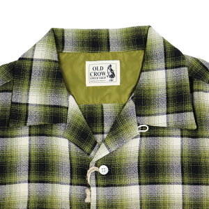 オールドクロウチェック長袖シャツメンズOLDCROWCROWCHECK-L/SSHIRTSGLADHANDグラッドハンドGANGSTERVILLEギャングスタービルWEIRDOウィアード