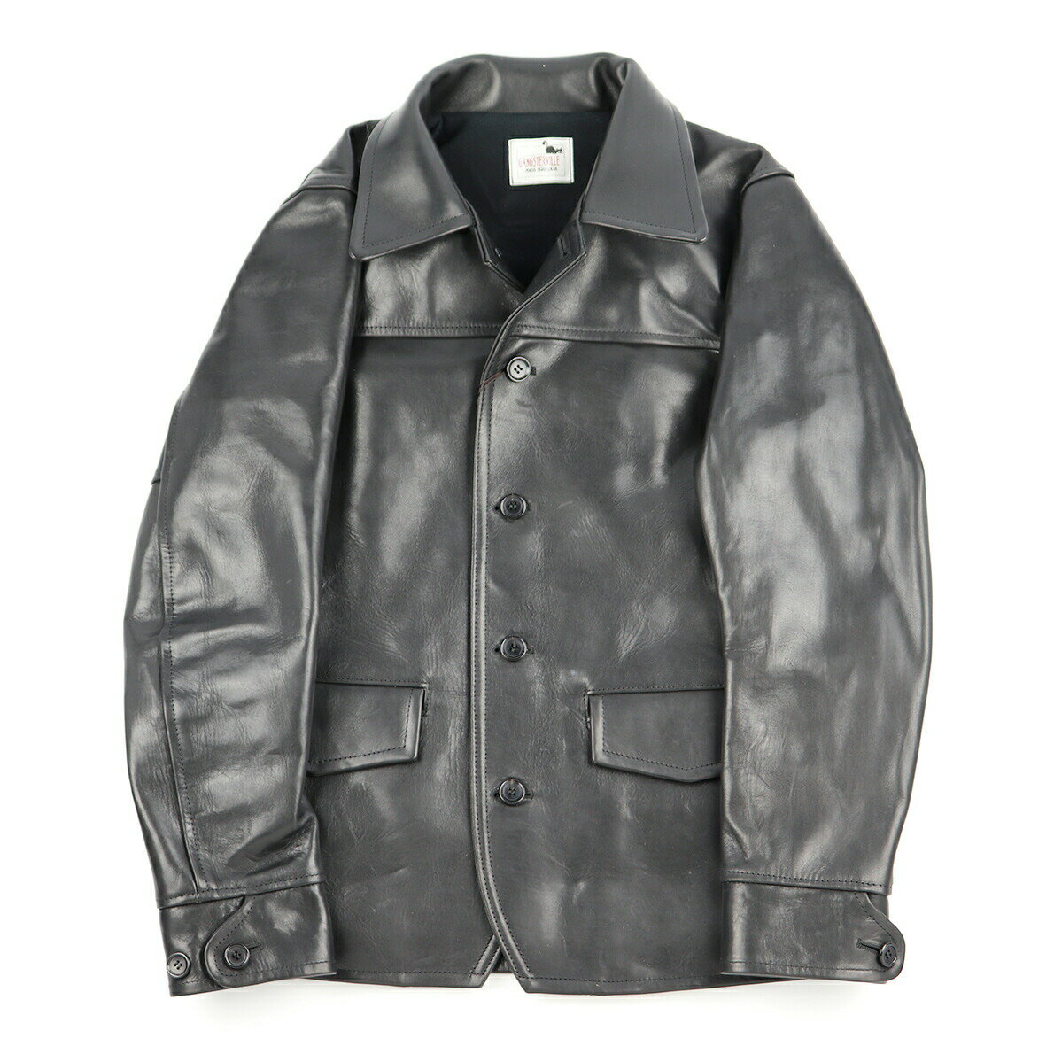 2XLサイズ ギャングスタービル ホースハイド カーコート メンズ レザージャケット 革ジャンGANGSTERVILLE 30'S CAR - COAT "HORSE HIDE" GLADHAND グラッドハンド WEIRDO ウィアード OLD CROW オールドクロウ ブランド