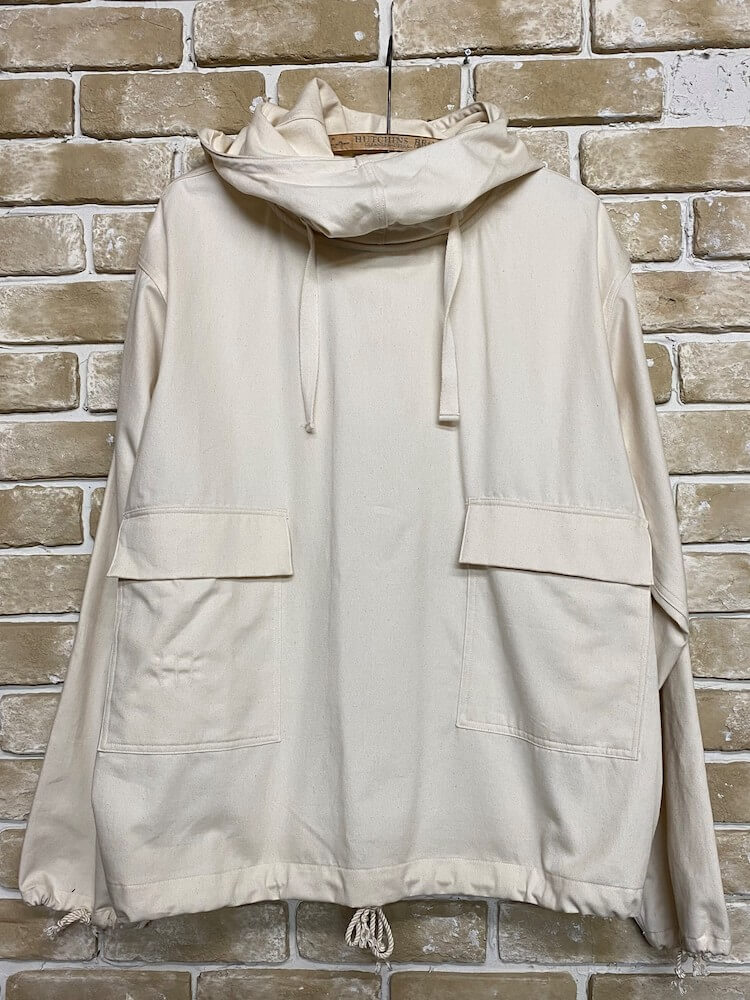 残りLサイズのみ ノースノーネーム サルベージパーカー プリント無し 無地 (ホワイト) メンズ NORTH NO NAME SALVAGE PARKA (WHITE)