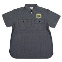 残りMサイズのみ オールドクロウ シャツ 半袖 メンズ プルオーバー ハーフジップ OLD CROW AMERICA'S RACER - S/S PULLOVER SHIRTS GLADHAND グラッドハンド GANGSTERVILLE ギャングスタービル WEIRDO ウィアード