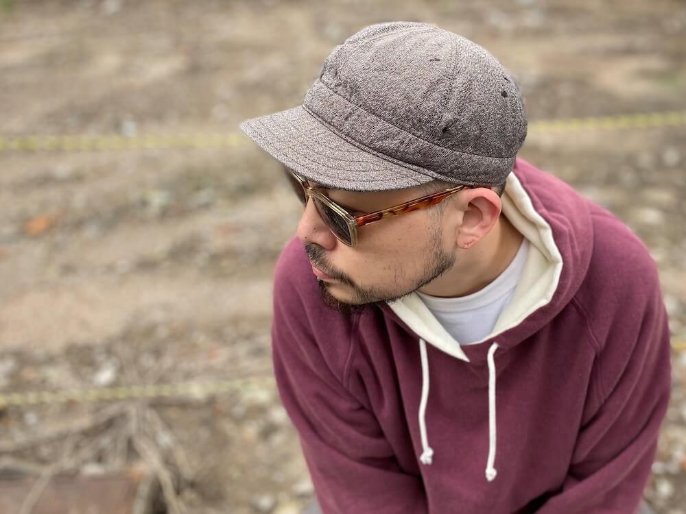 ノースノーネーム メカニックキャップ メンズ 6パネル (ブラウン) NORTH NO NAME MECHANIC CAP (BROWN)